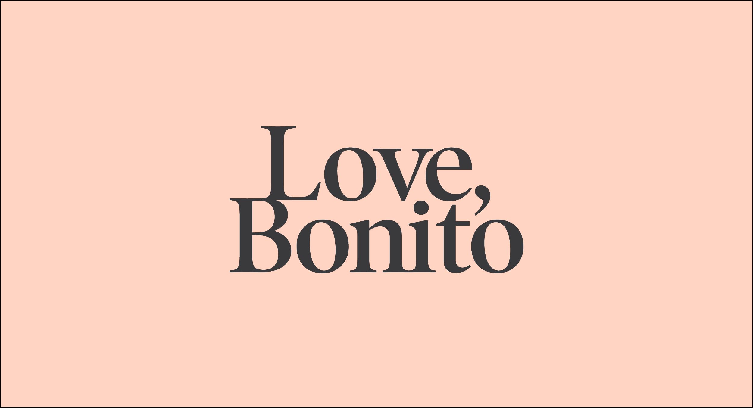 Love, Bonito