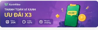 Thanh toán Ví Xanh - Ưu đãi X3