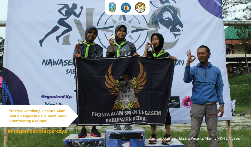 Prestasi Gemilang, Pecinta Alam SMKN 1 Ngasem Raih Juara pada Orienteering Nasional