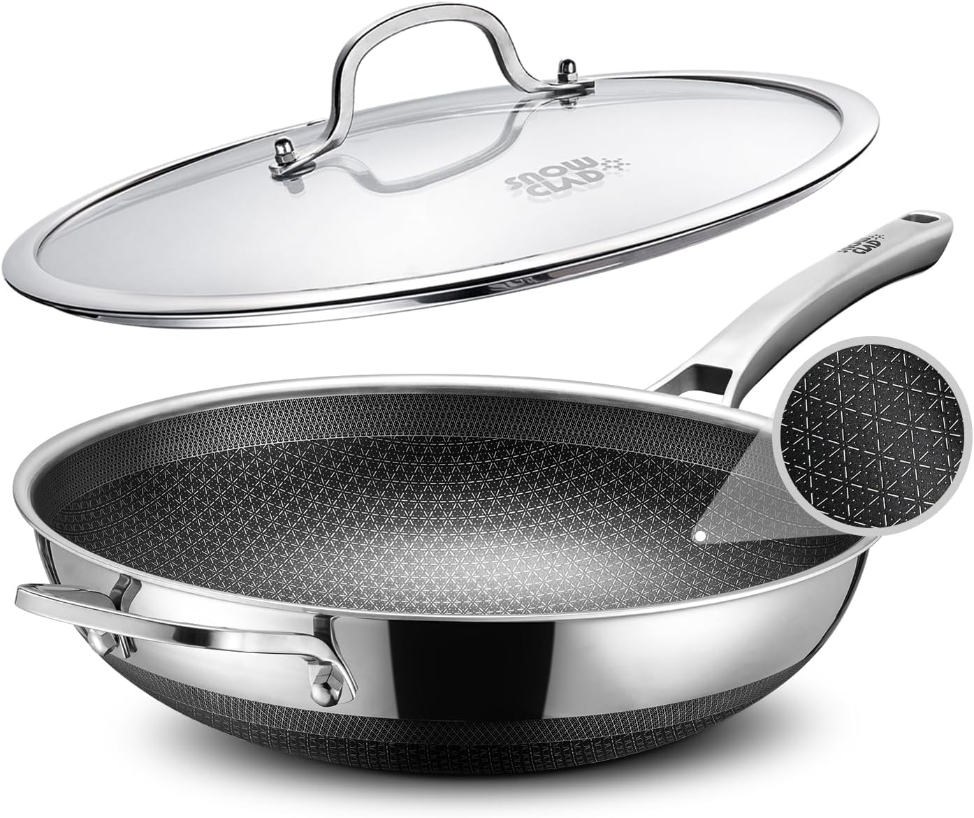 Snowclad Poele Wok Hybride