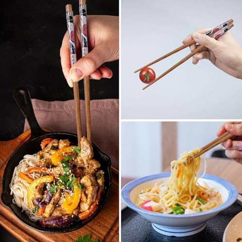 Vue 4 de Jatimdotin Paires Baguettes Reutilisables