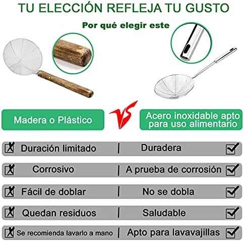 Vue 4 de Ecumoire Araignee En Acier