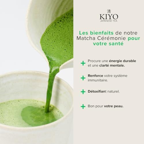 Vue 3 de Kiyo Matcha Ceremonial Bio