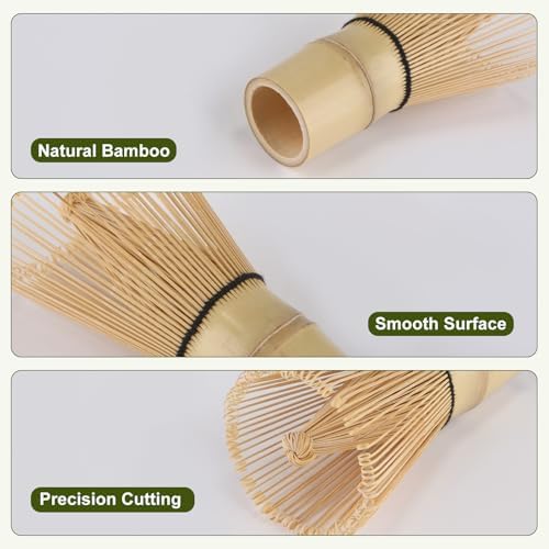 Vue 3 de Fouet Matcha En Bambou