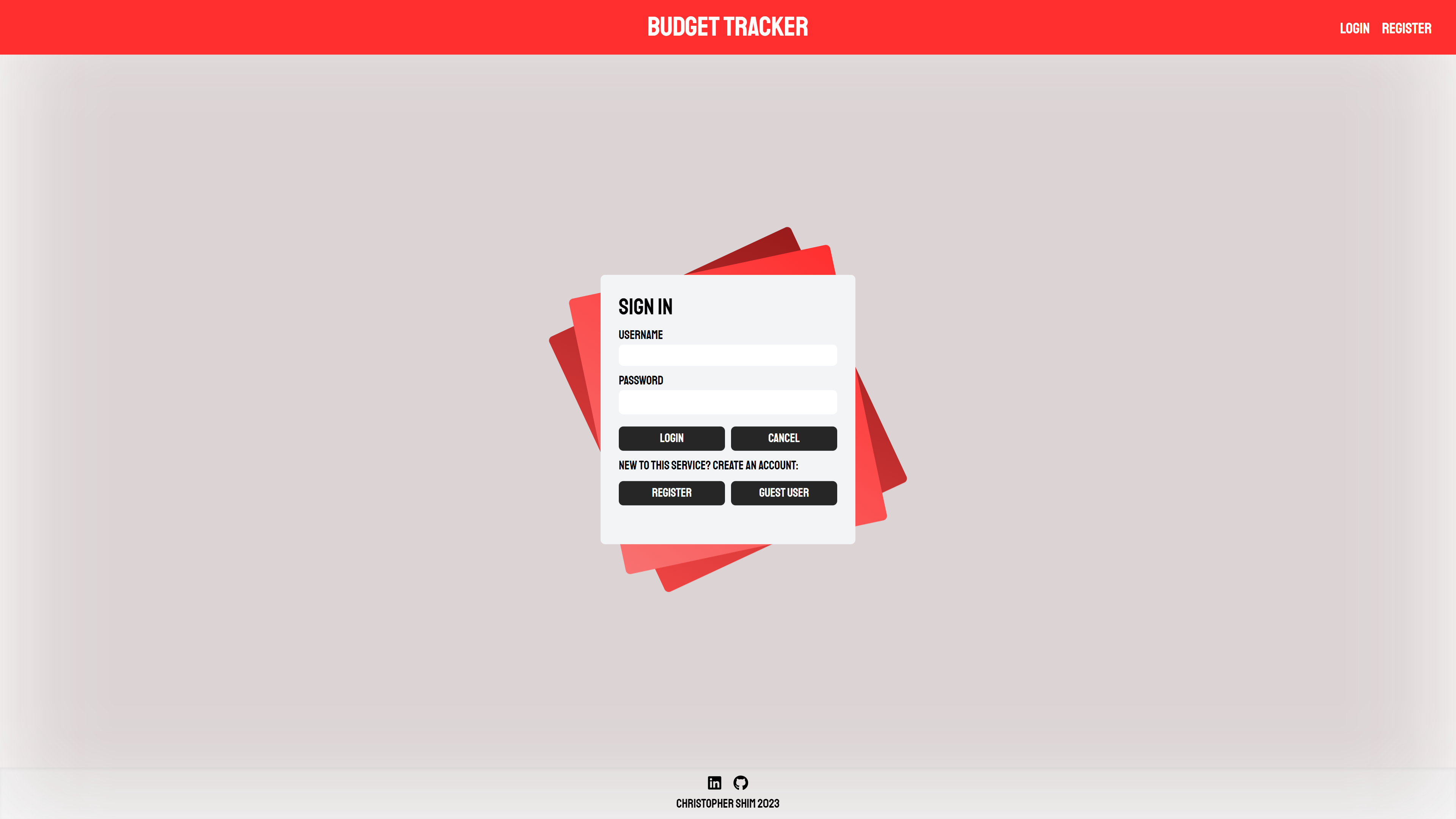 Log In Page