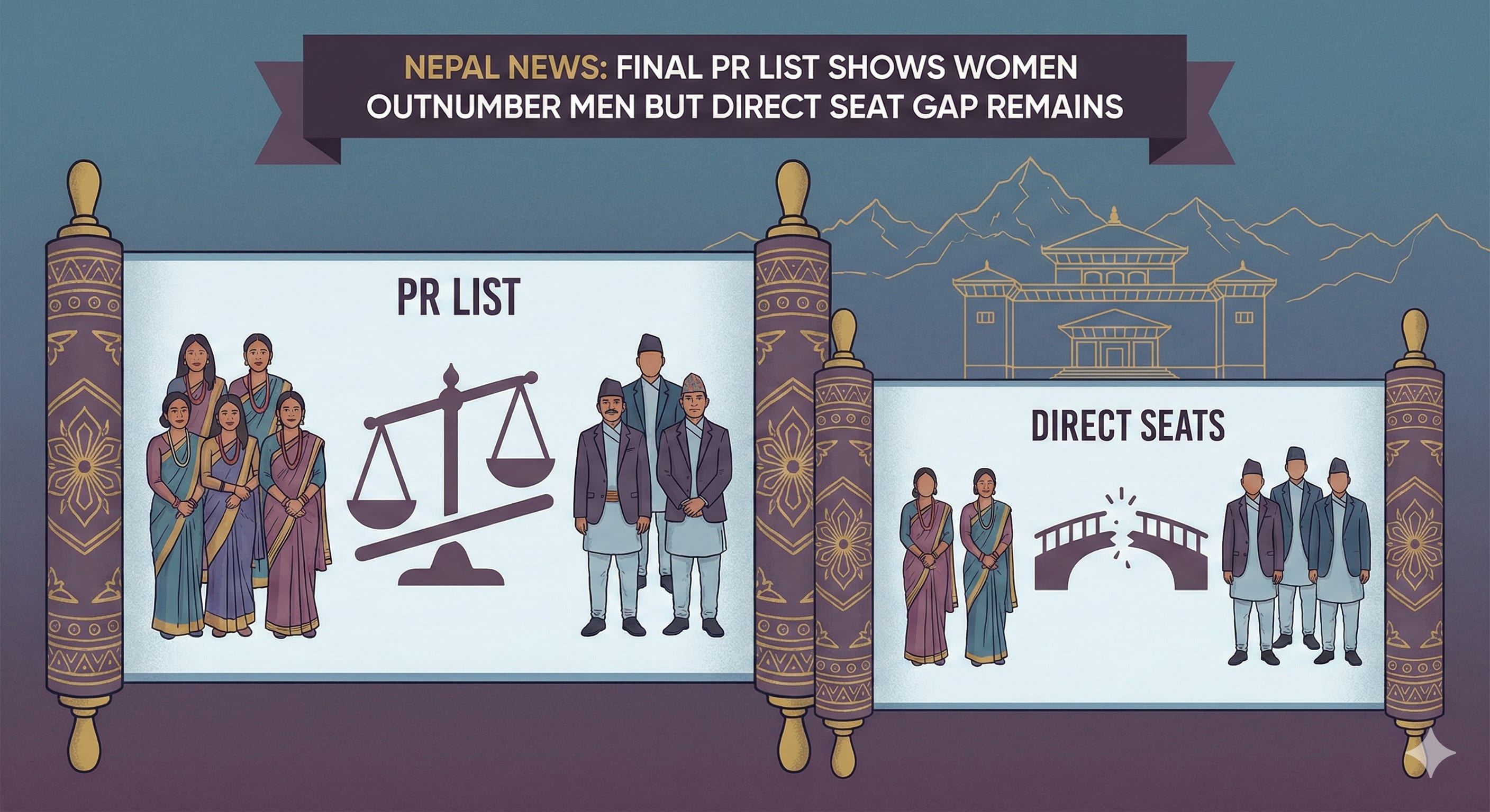 Final PR list shows women outnumber men but direct seat gap remains
