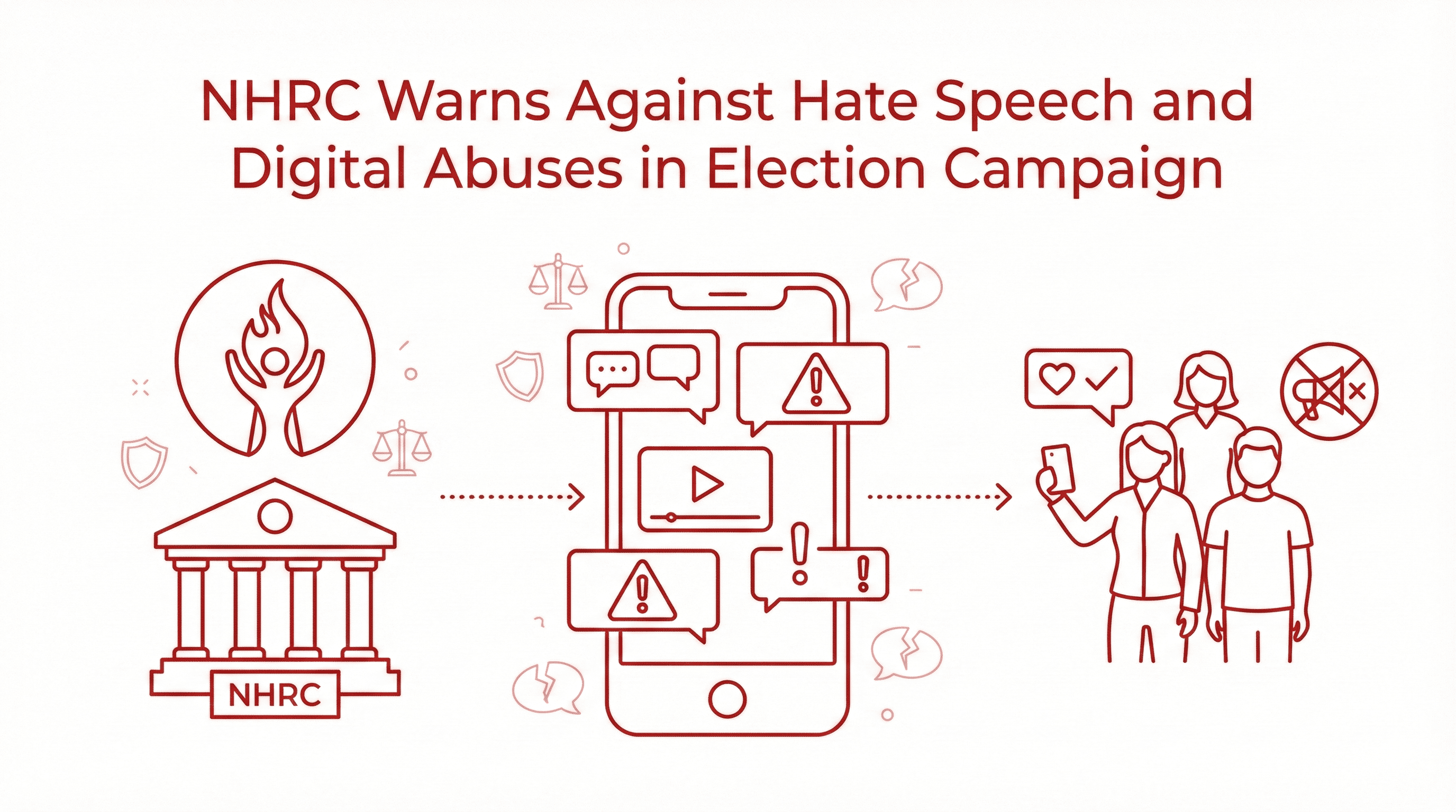 NHRC warns against hate speech and digital abuses in election campaign