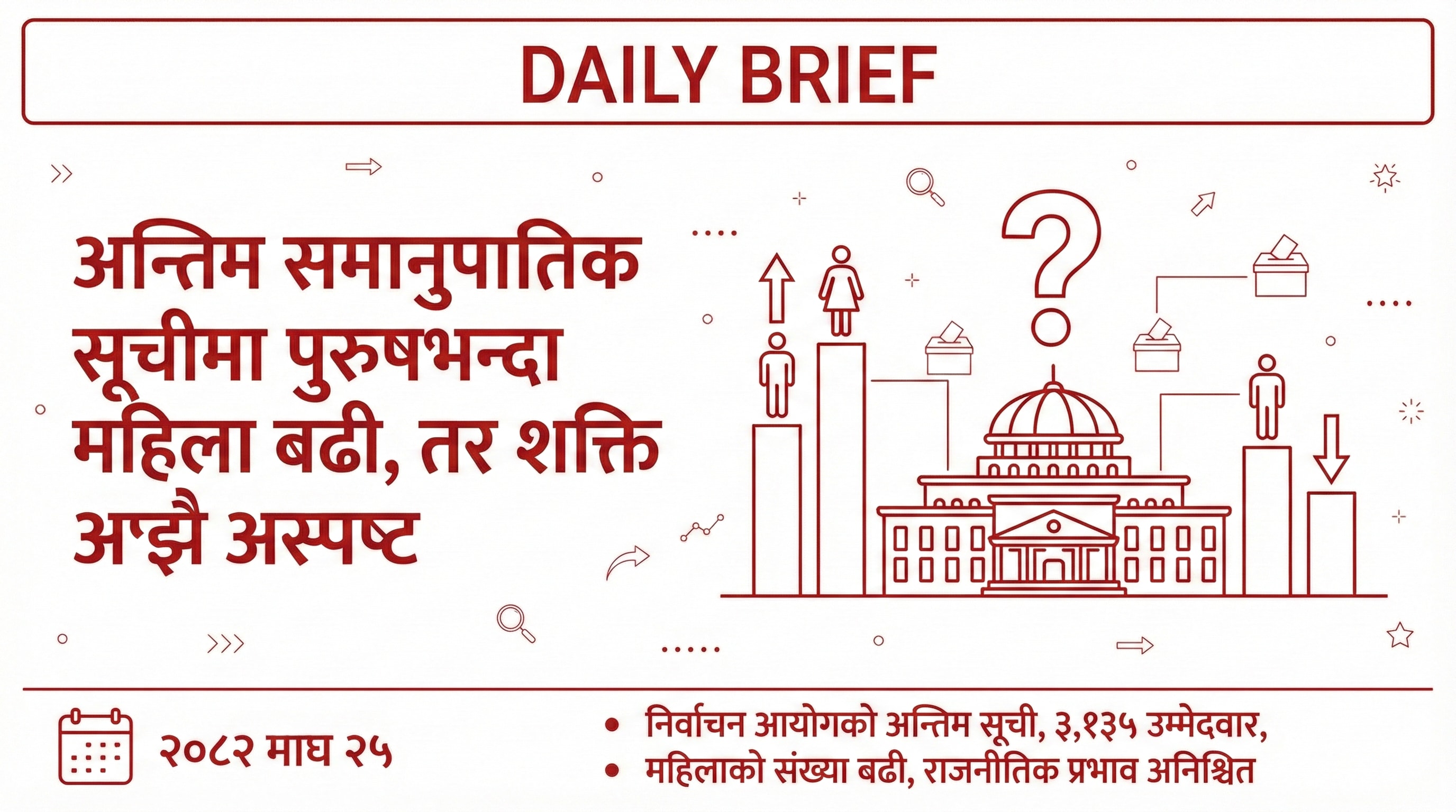 Final PR list features more women than men, but power still unclear