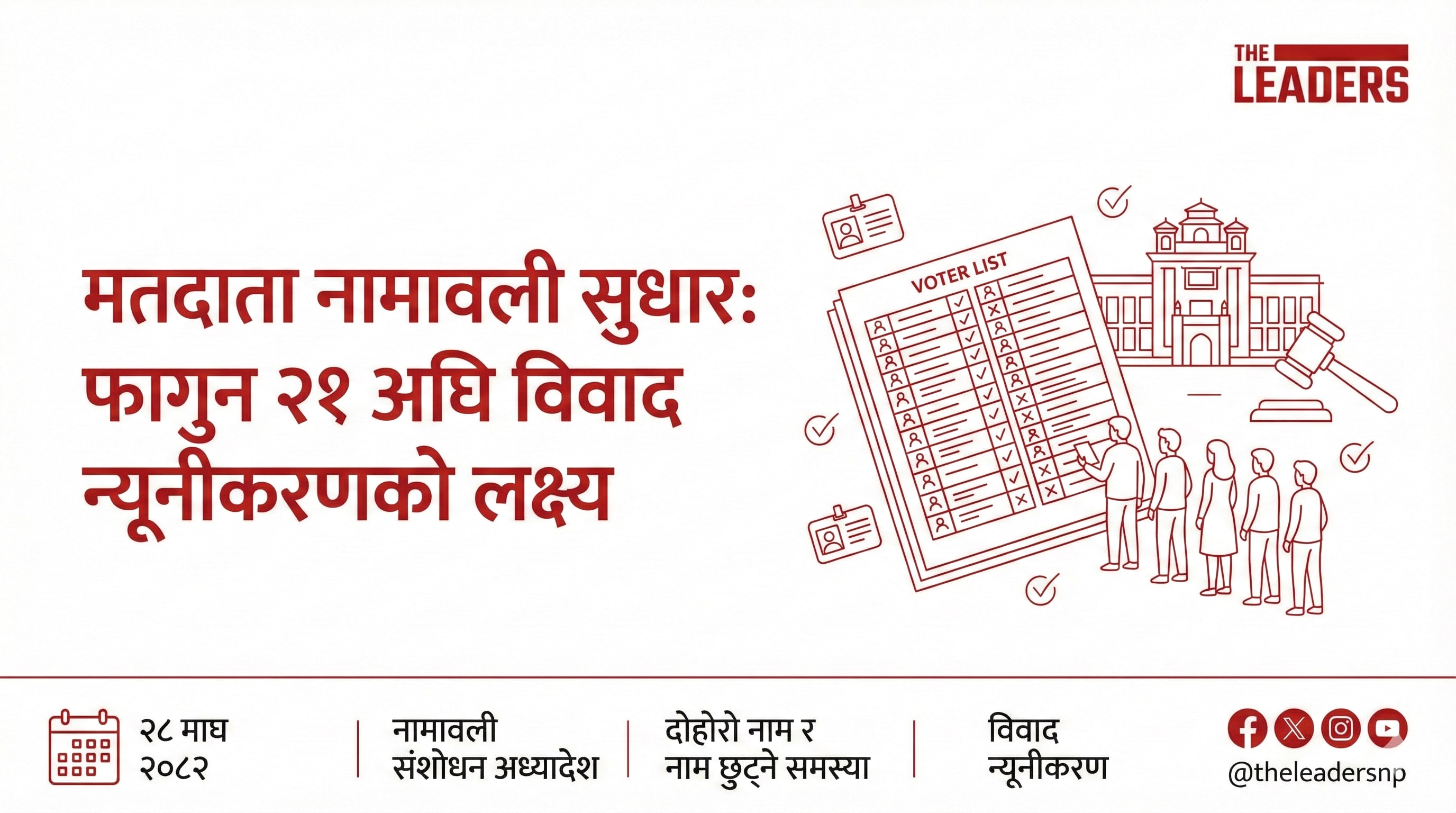 Voter list reform aims to reduce disputes before March 5