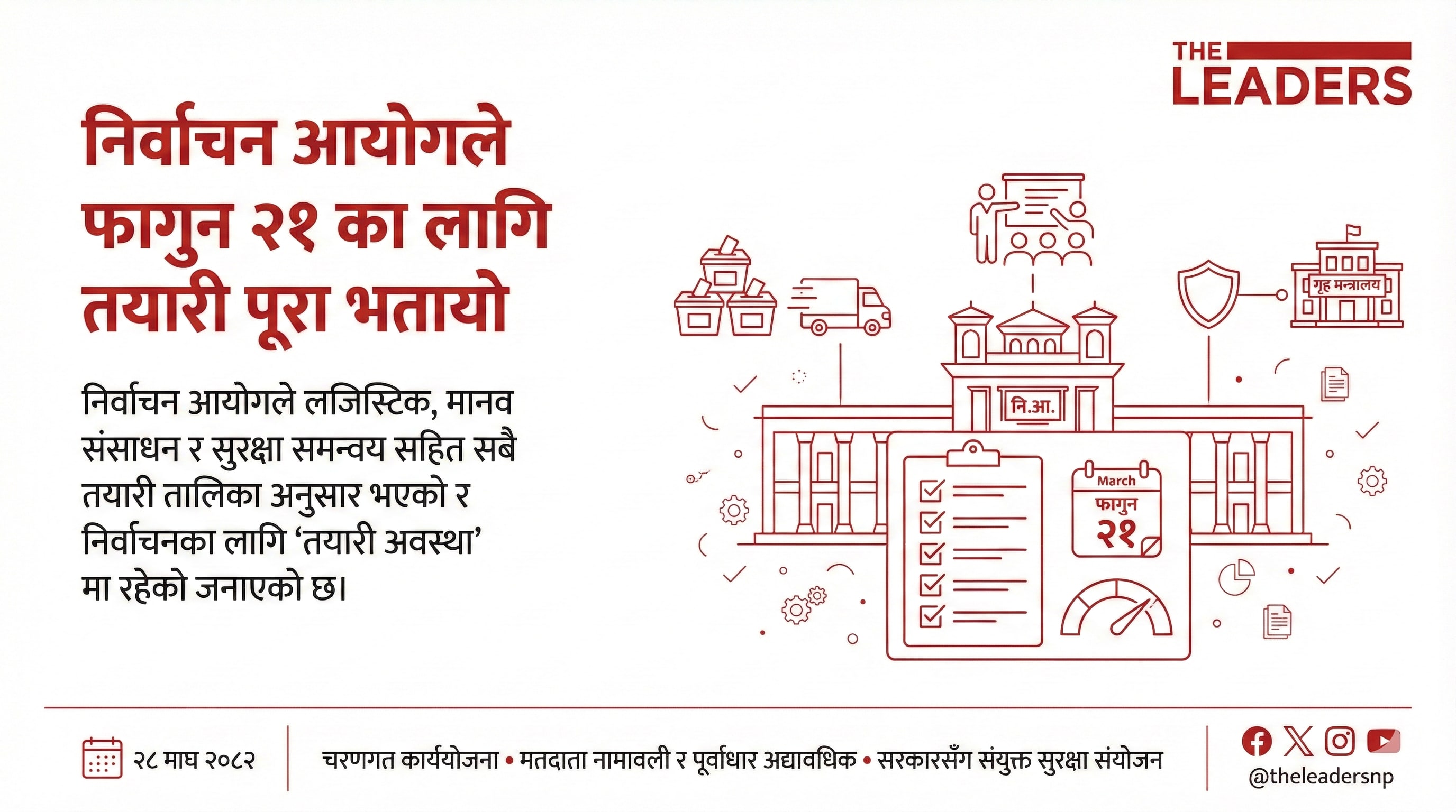 ECN says it is ready for March 5 polls