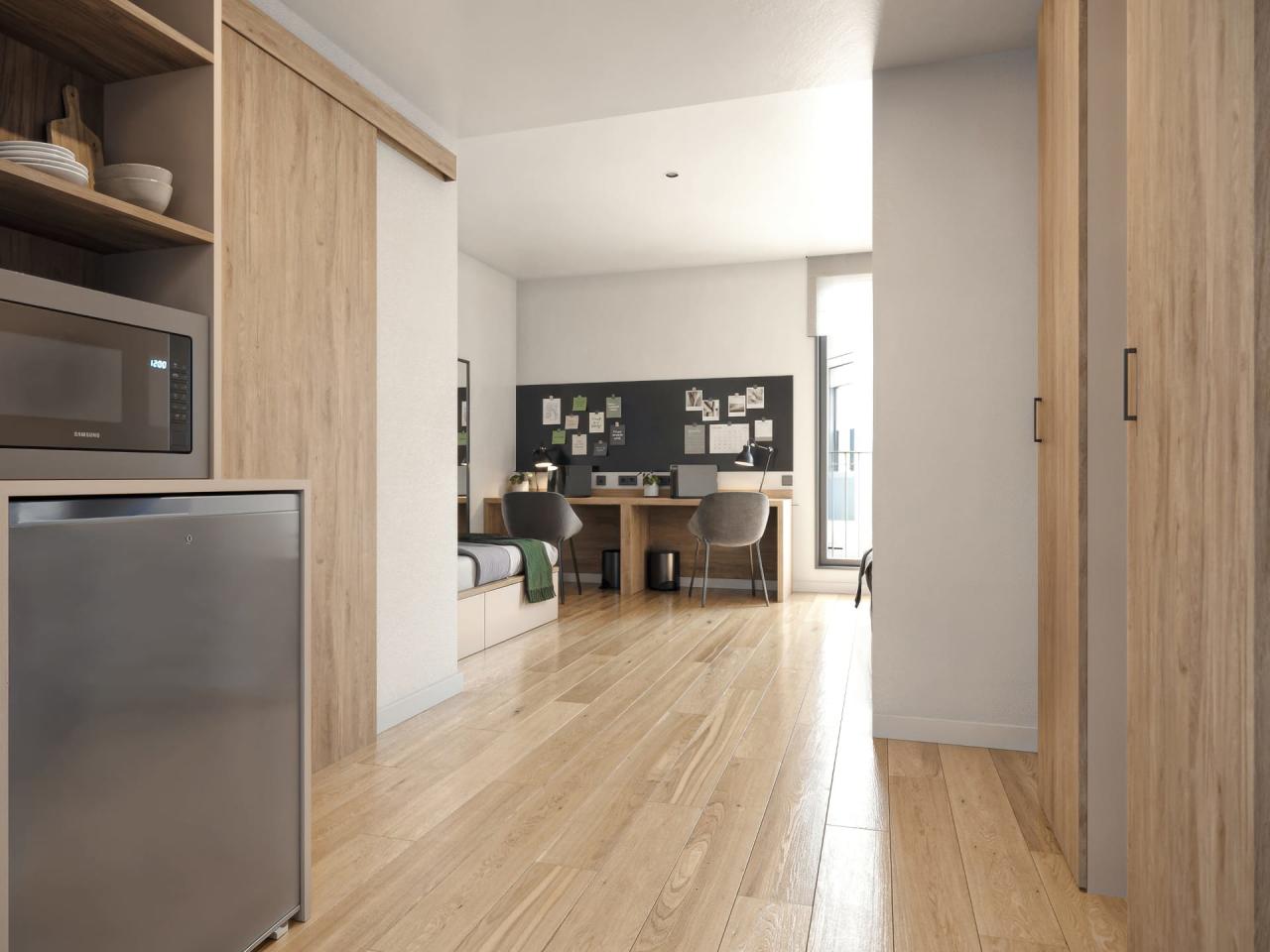 Twin room with bunk beds - State-funded in Barcelona 13
