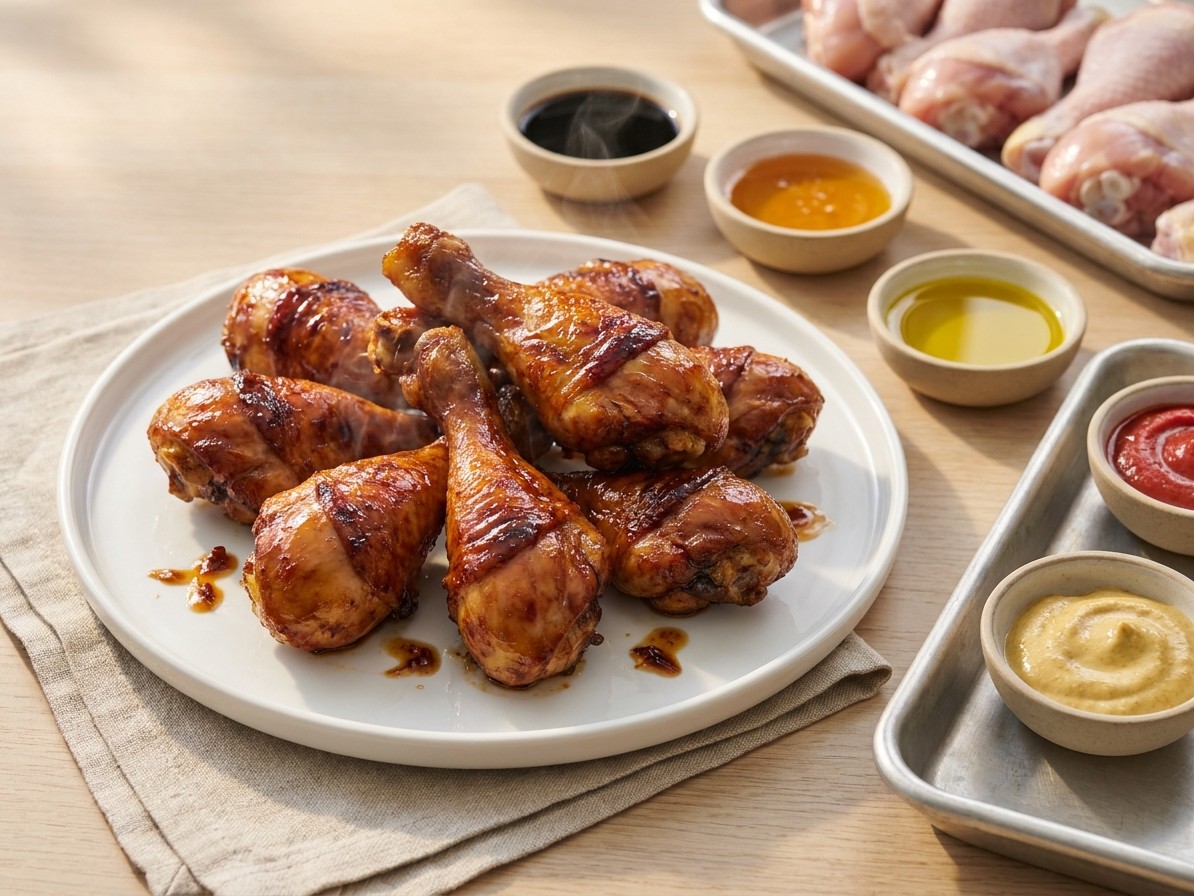 Sticky Chicken Drumsticks