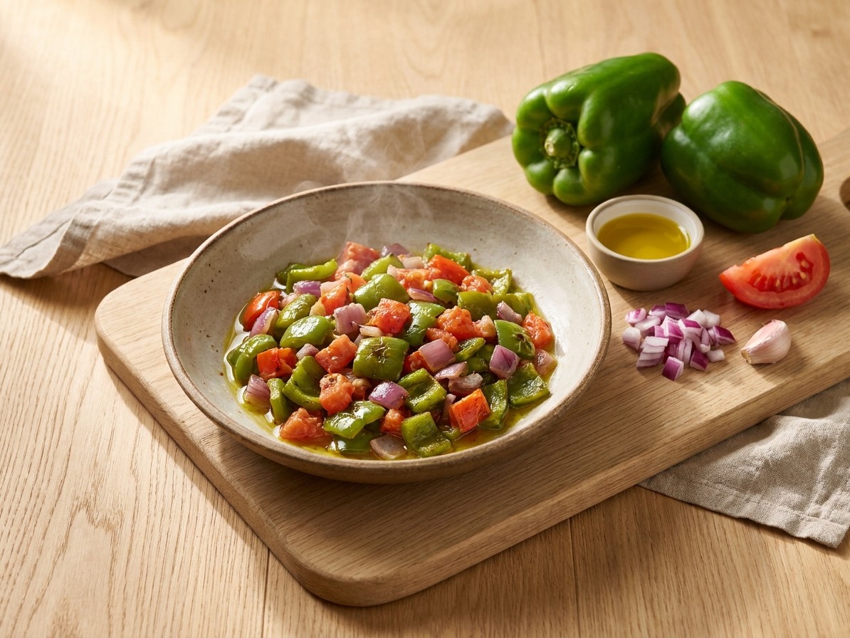 Algerian Flafla (Roasted Bell Pepper Salad)