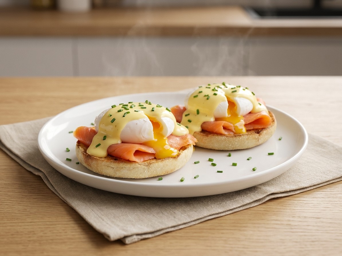 Smoked Salmon Eggs Benedict