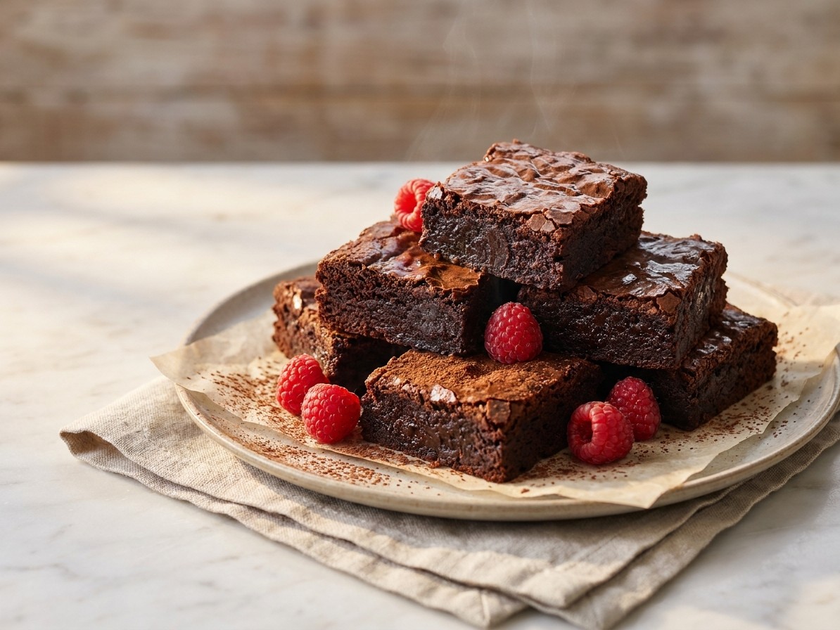 Chocolate Raspberry Brownies
