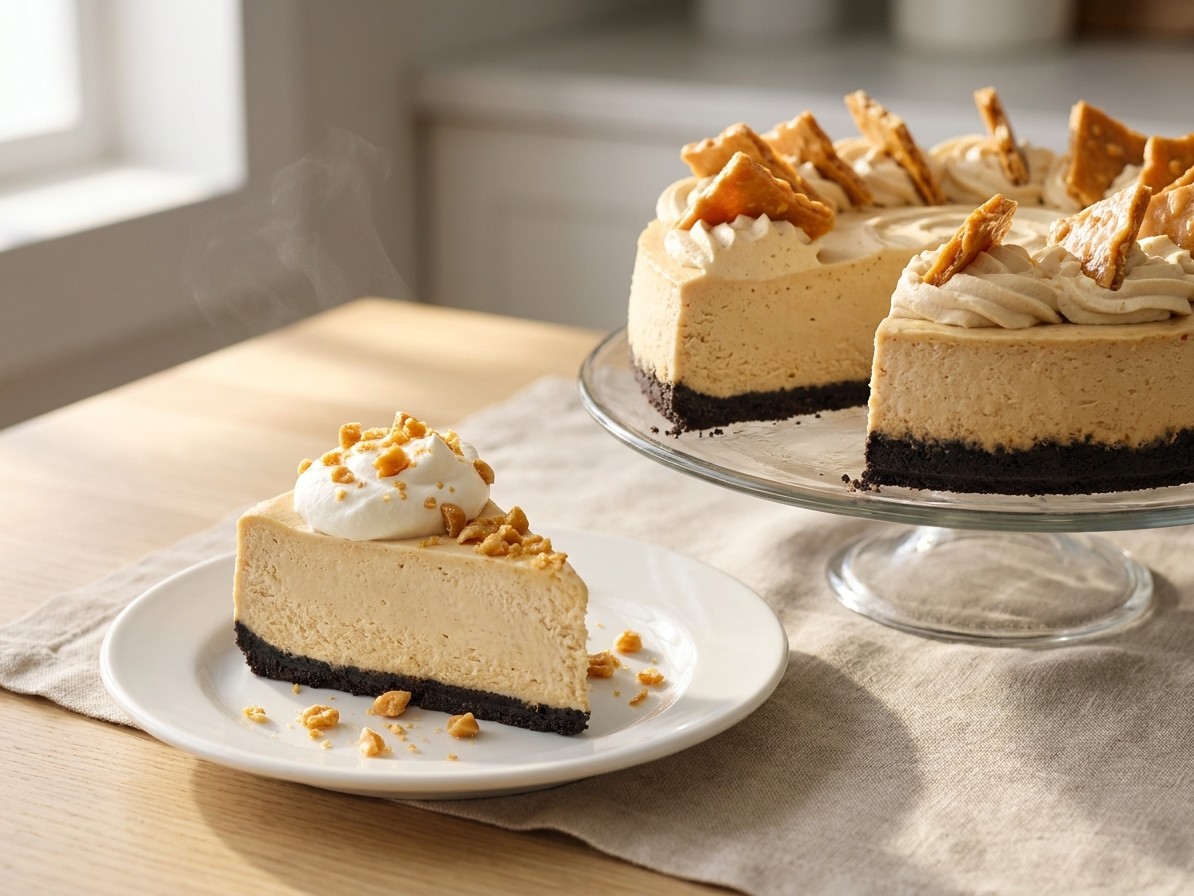 No-Bake Peanut Butter Cheesecake