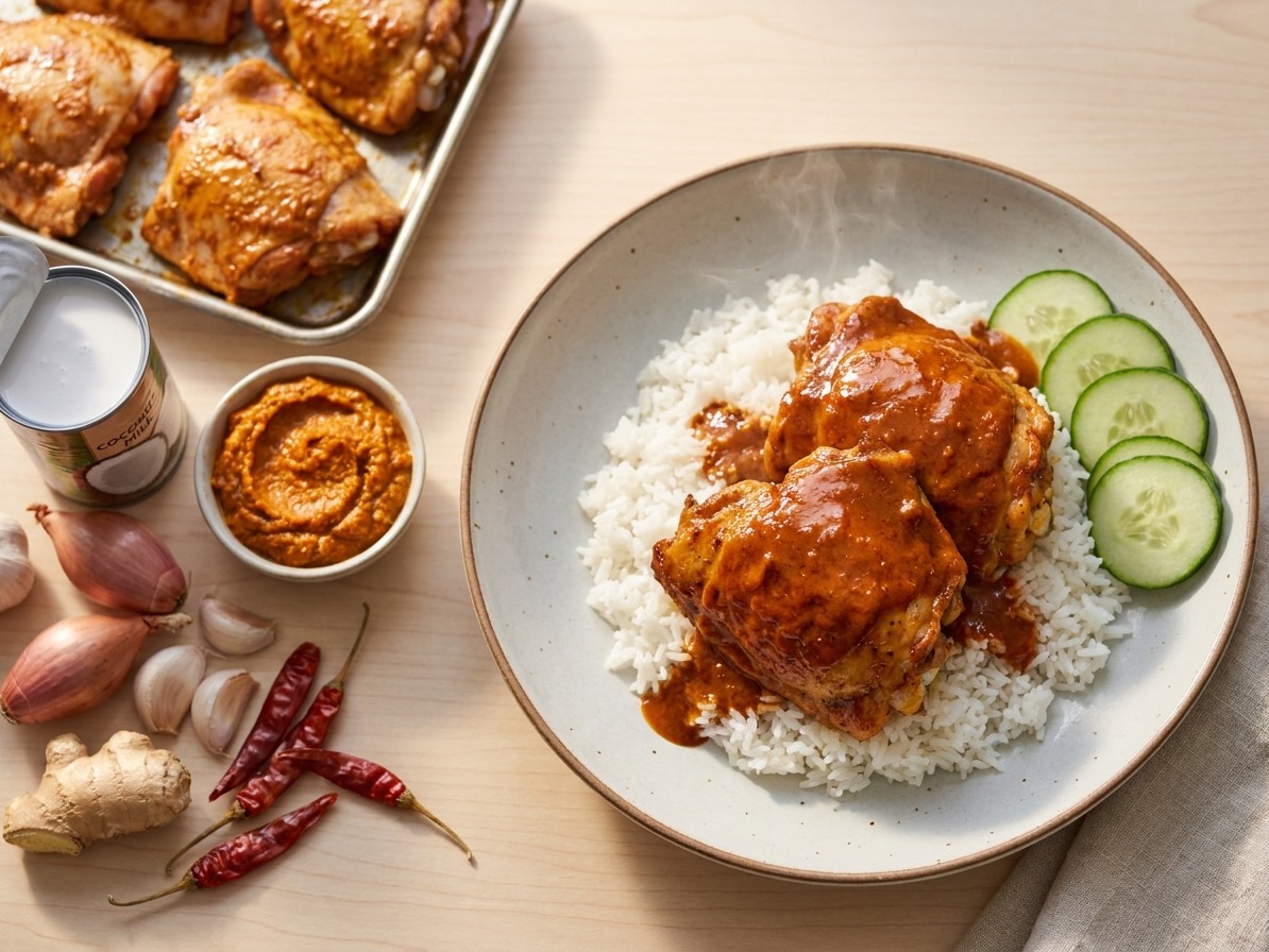 Ayam Percik (Malaysian Spiced Roast Chicken)