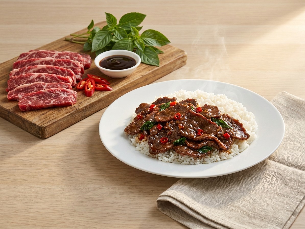 Thai Beef Stir-Fry with Basil