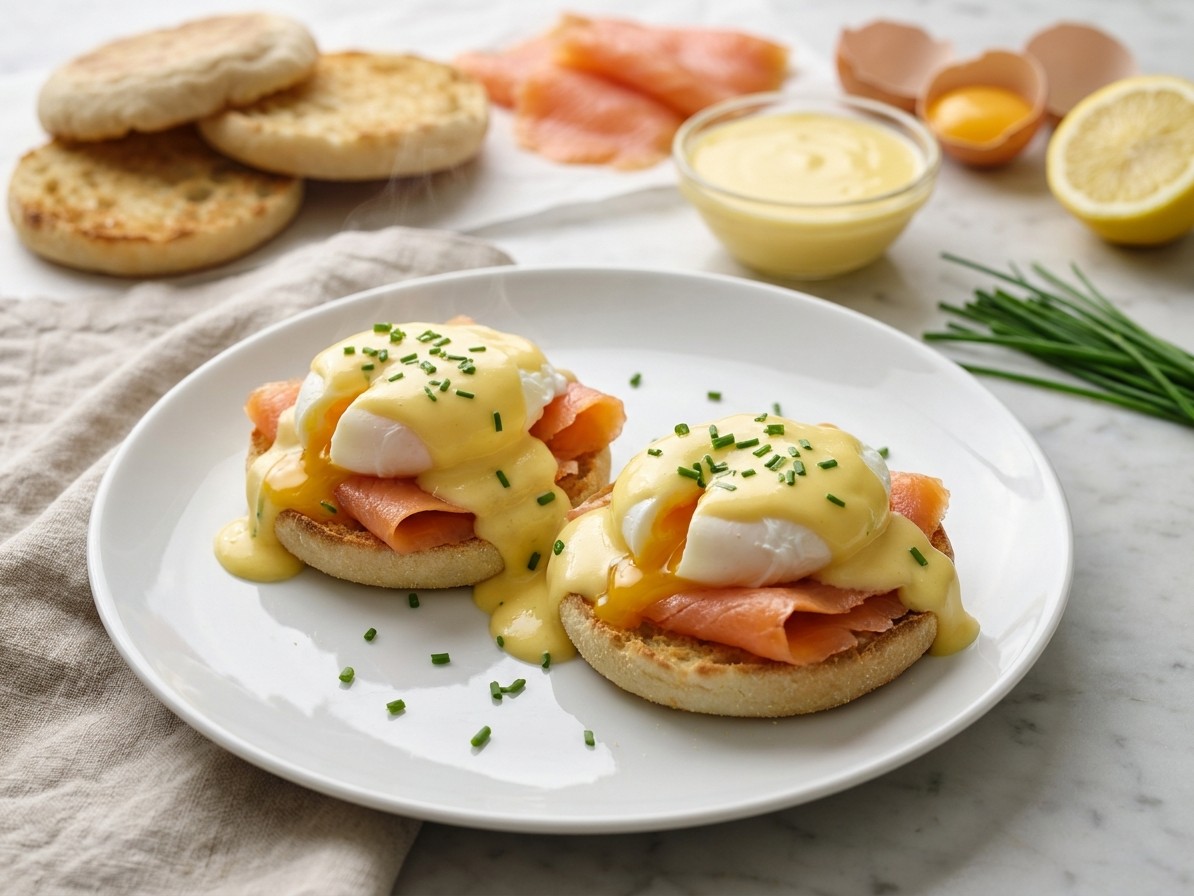 Smoked Salmon Eggs Benedict