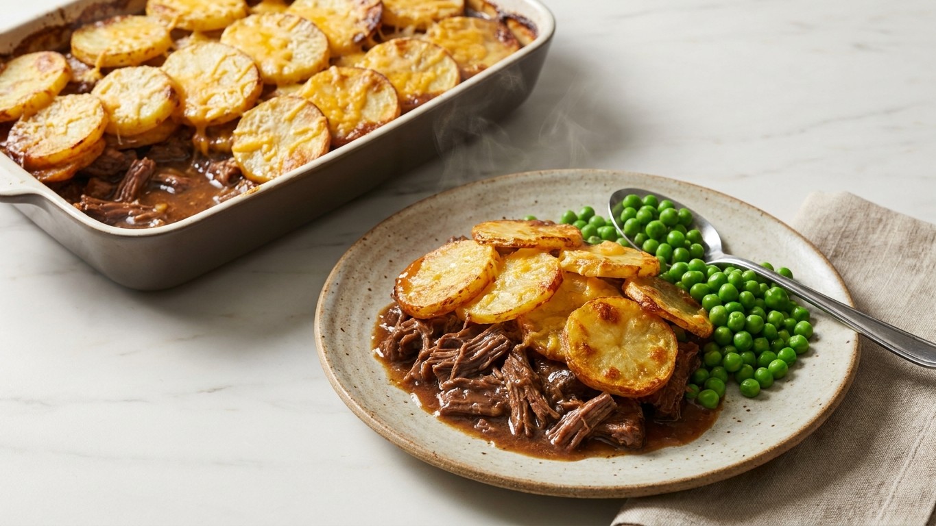 Cumberland Pie with Crispy Potato Top