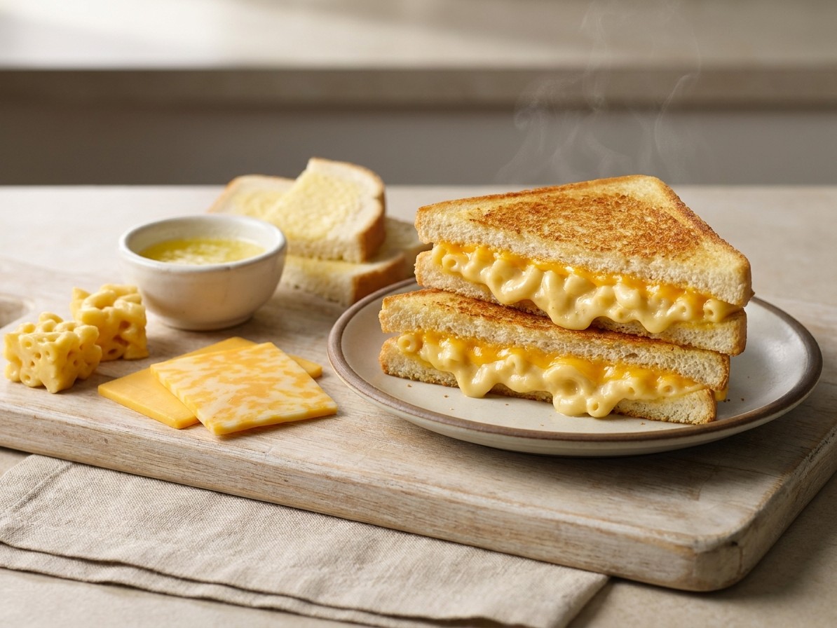 Grilled Mac and Cheese Sandwich