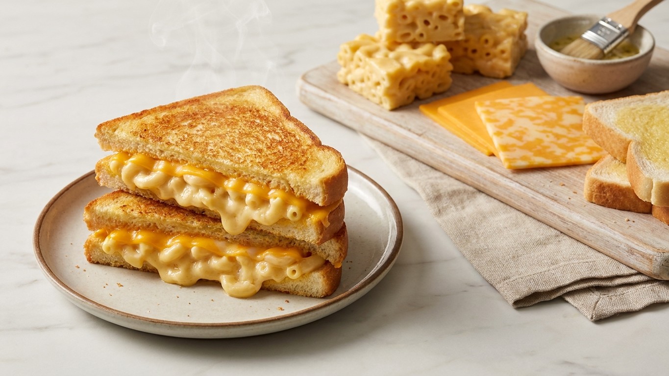 Grilled Mac and Cheese Sandwich