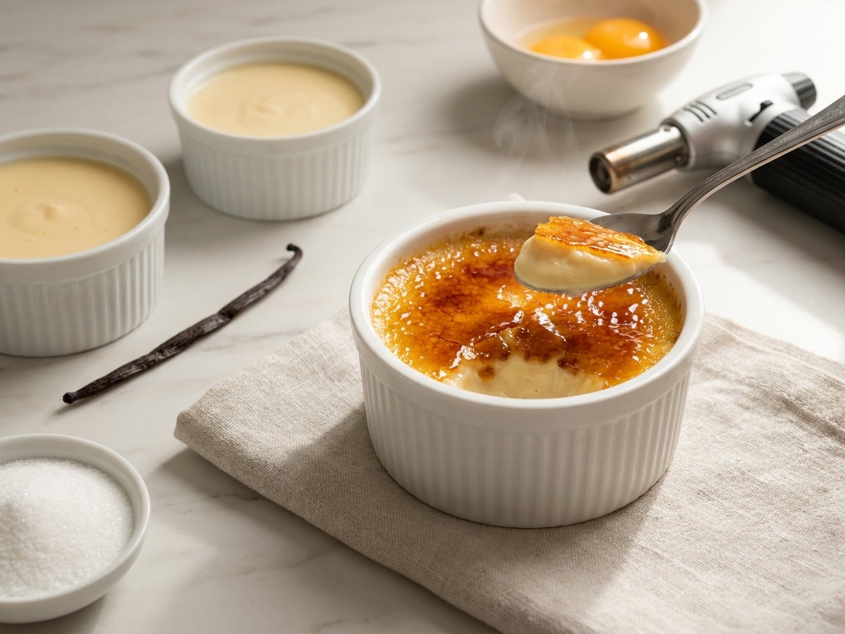 White Chocolate Creme Brulee