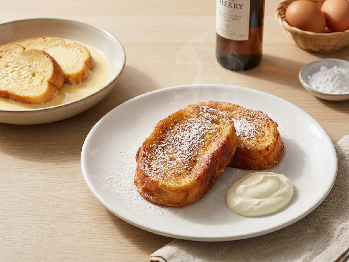 Sherry-Soaked Spanish Torrijas