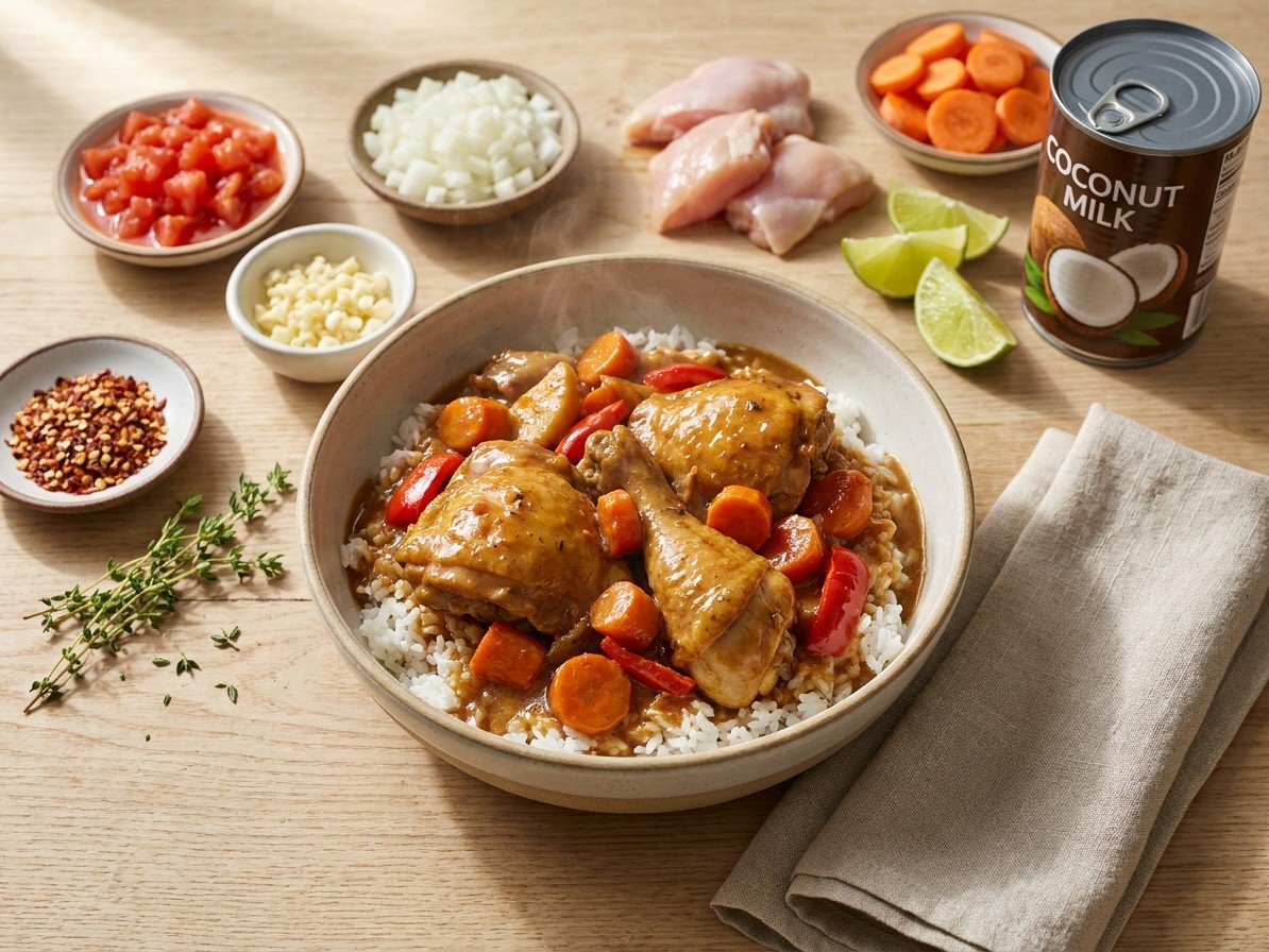 Jamaican Brown Stew Chicken