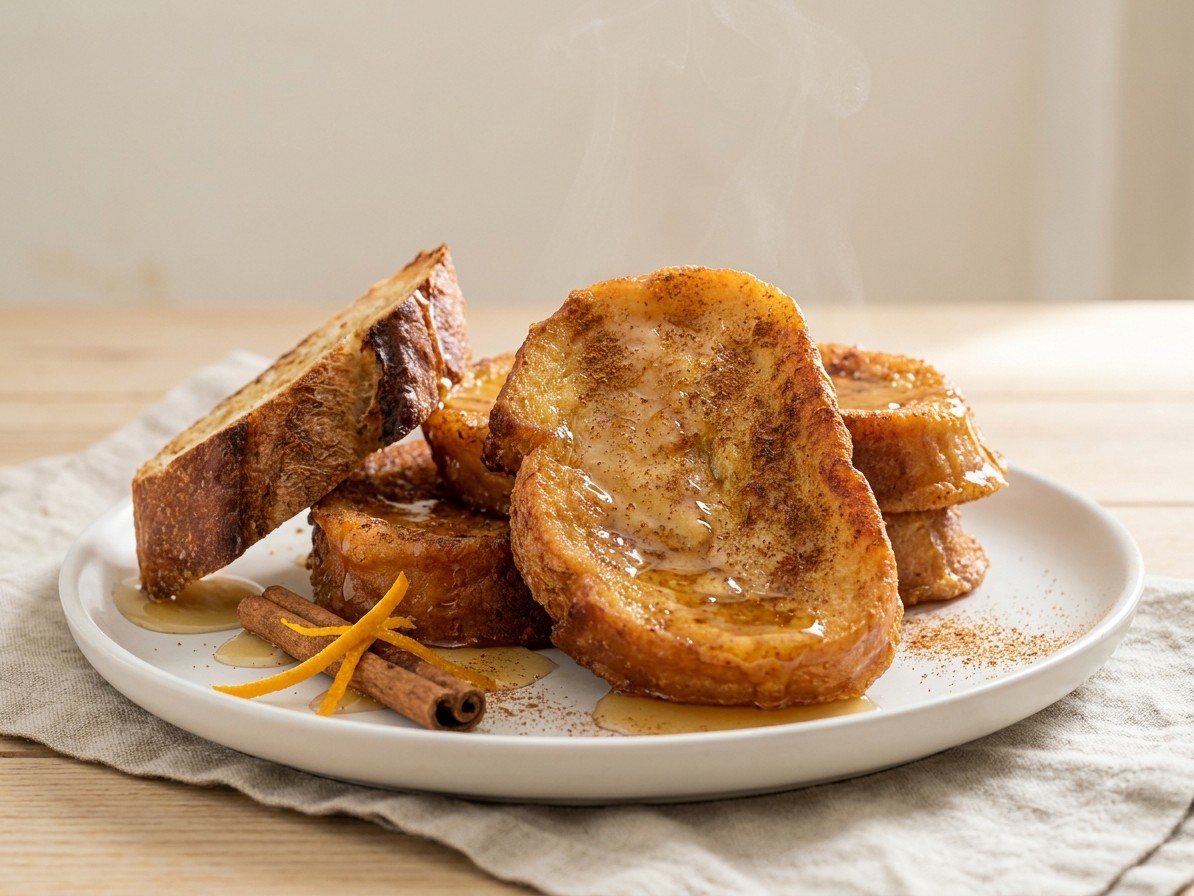 Spanish Torrijas (Sweet Milk-Soaked Fried Bread)