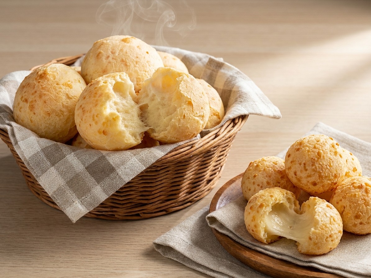 Brazilian Cheese Bread (Pão de Queijo)