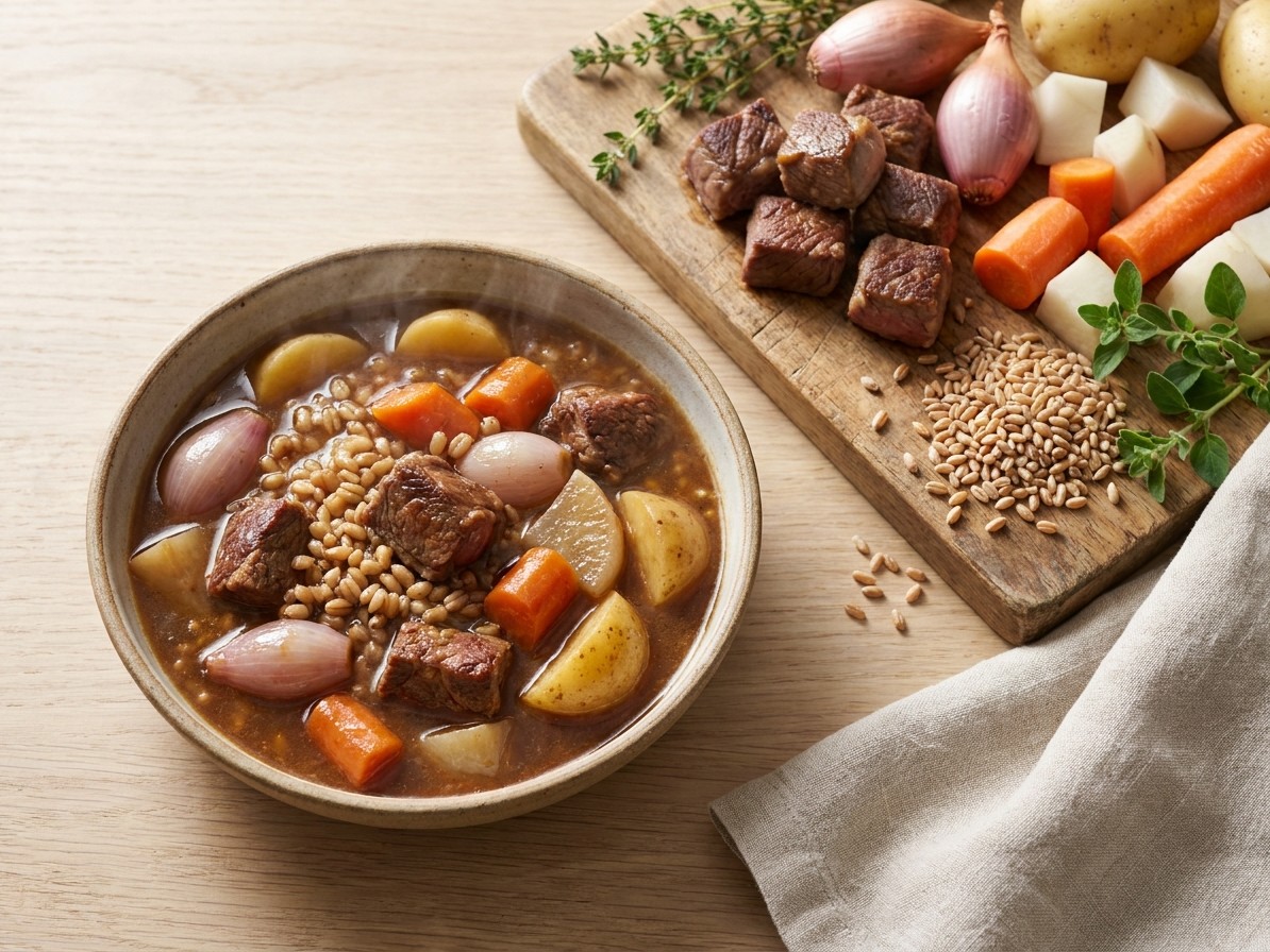 Hearty Irish Lamb Stew with Whole Wheat