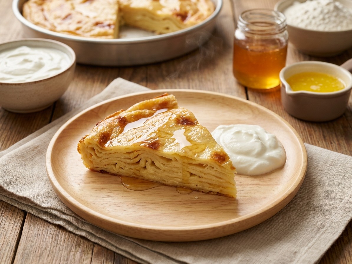 Flija (Albanian Layered Pancake)