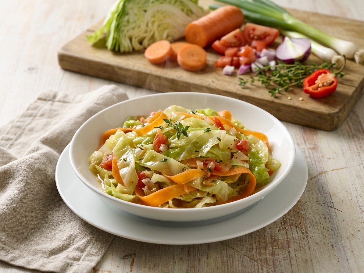 Jamaican Steamed Cabbage