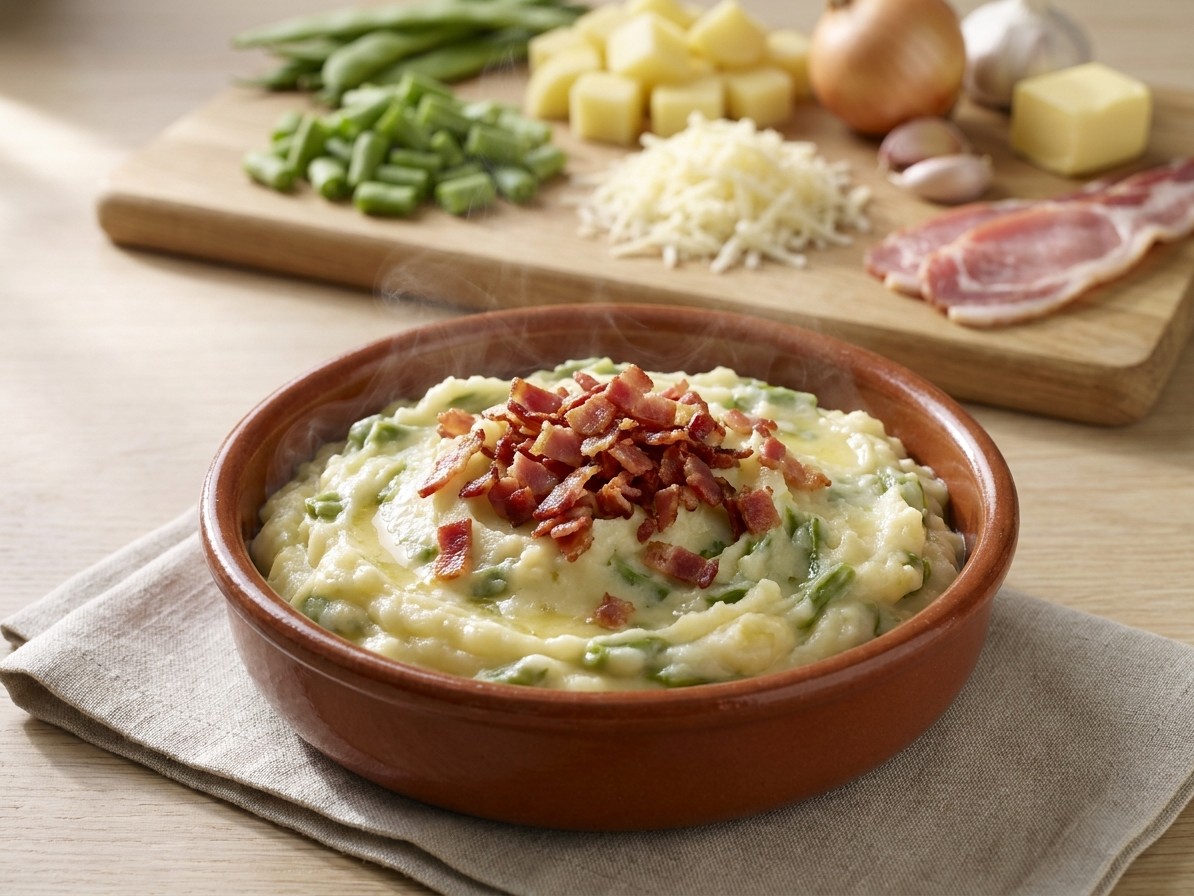 Runner Bean Mash (Snijbonen Stamppot)