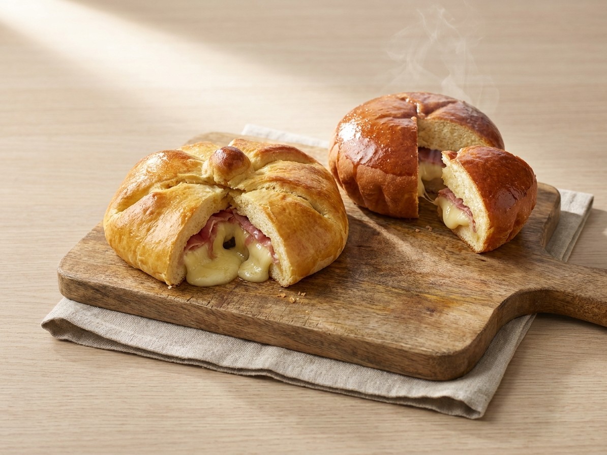 Brie Wrapped in Prosciutto and Brioche