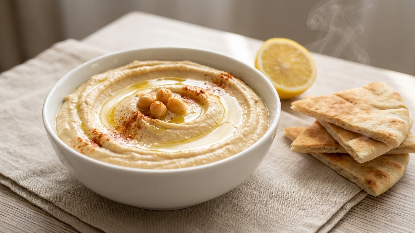 Creamy 5-Ingredient Hummus