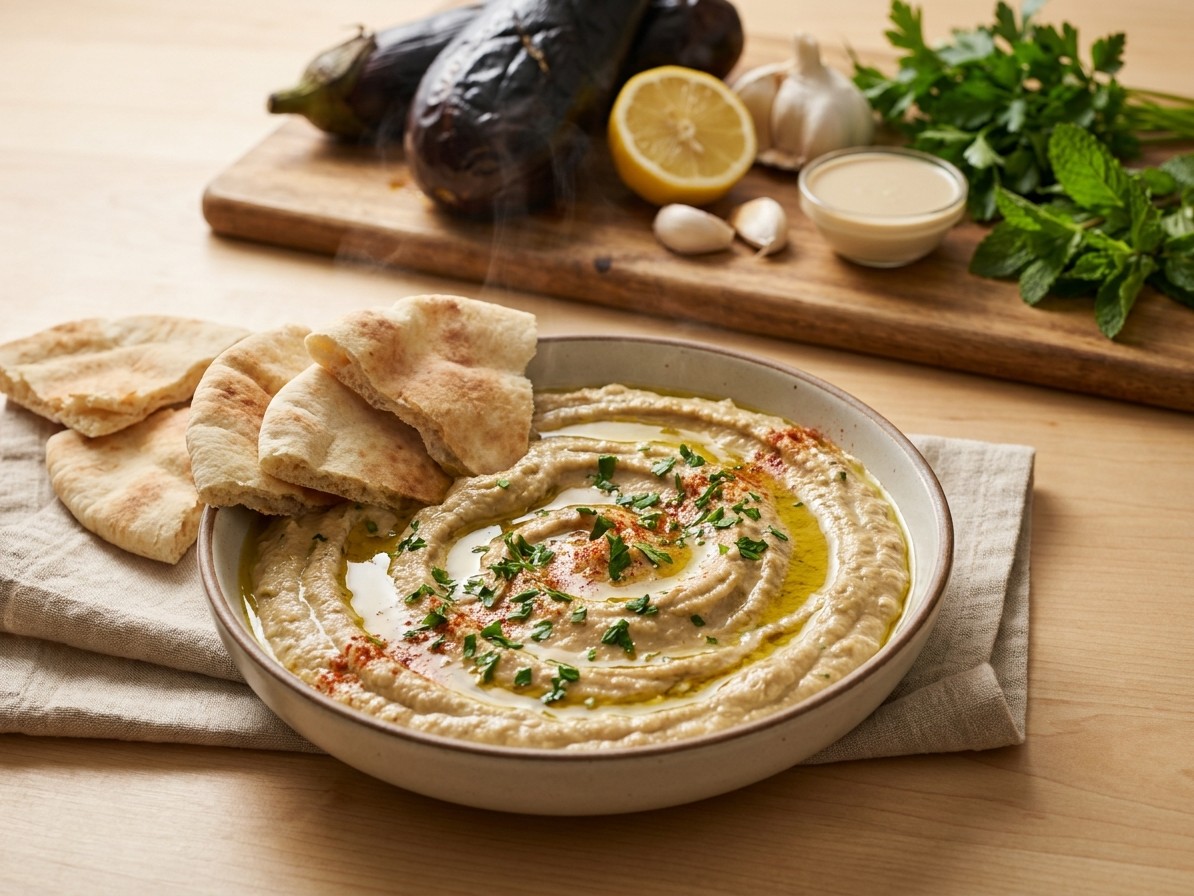 Smoky Grilled Baba Ghanoush