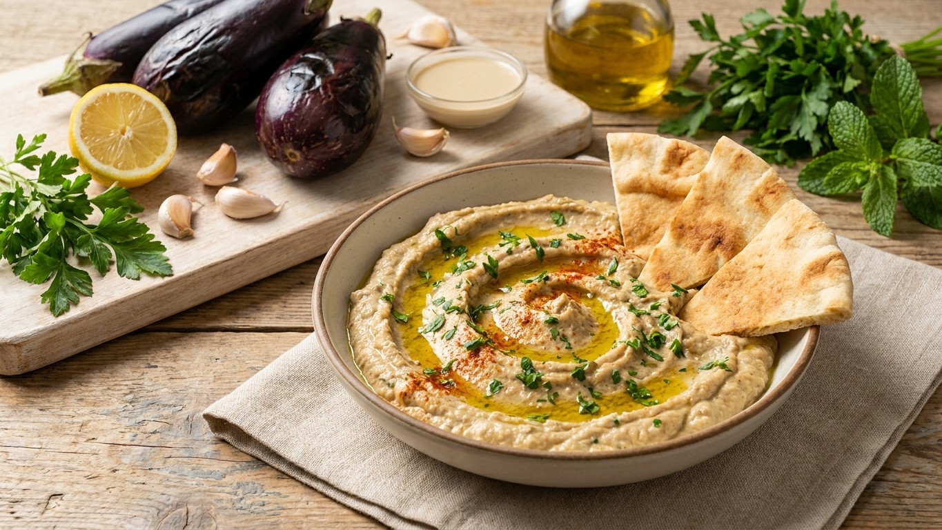 Smoky Grilled Baba Ghanoush