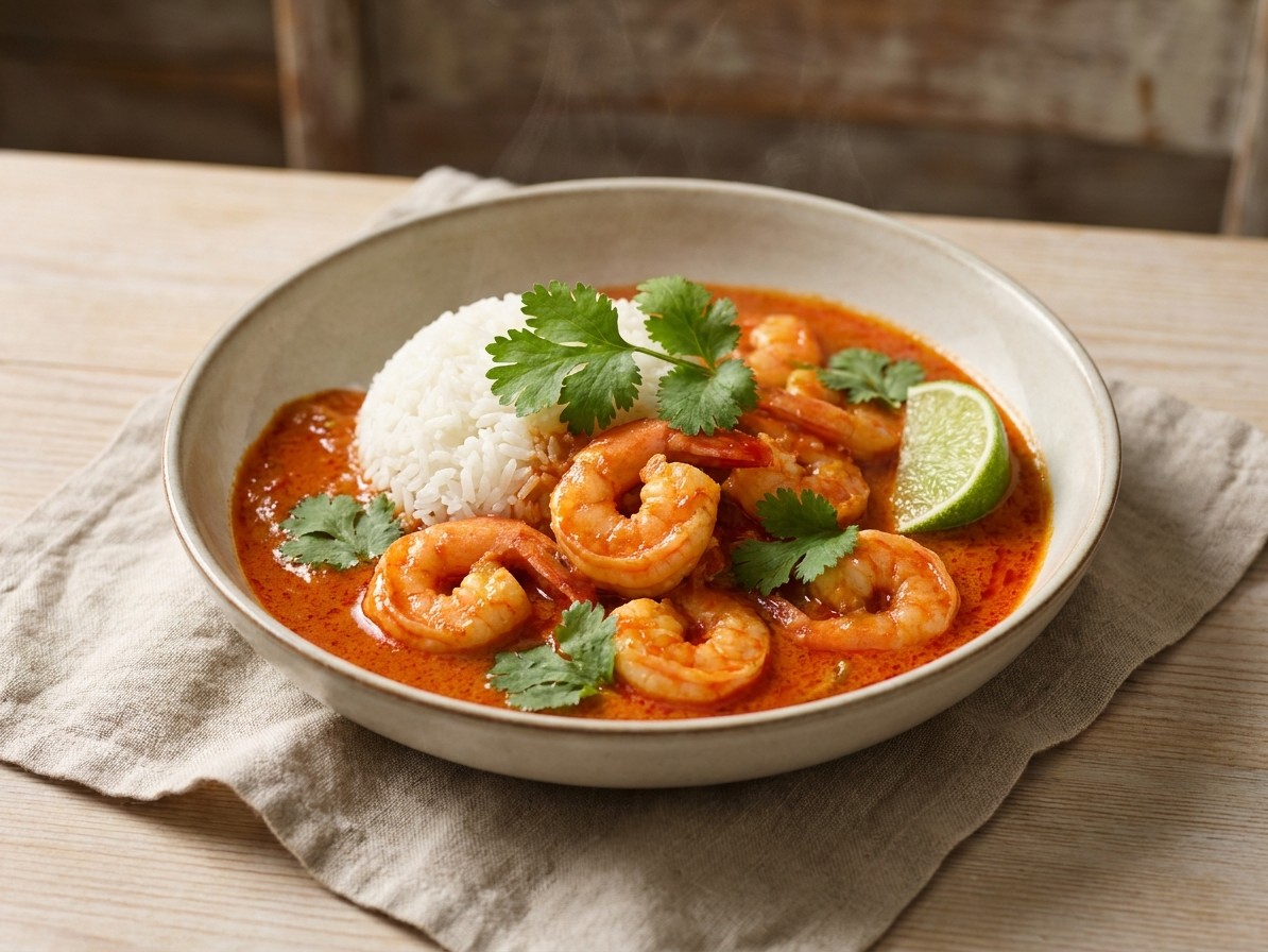 Easy Thai Red Prawn Curry