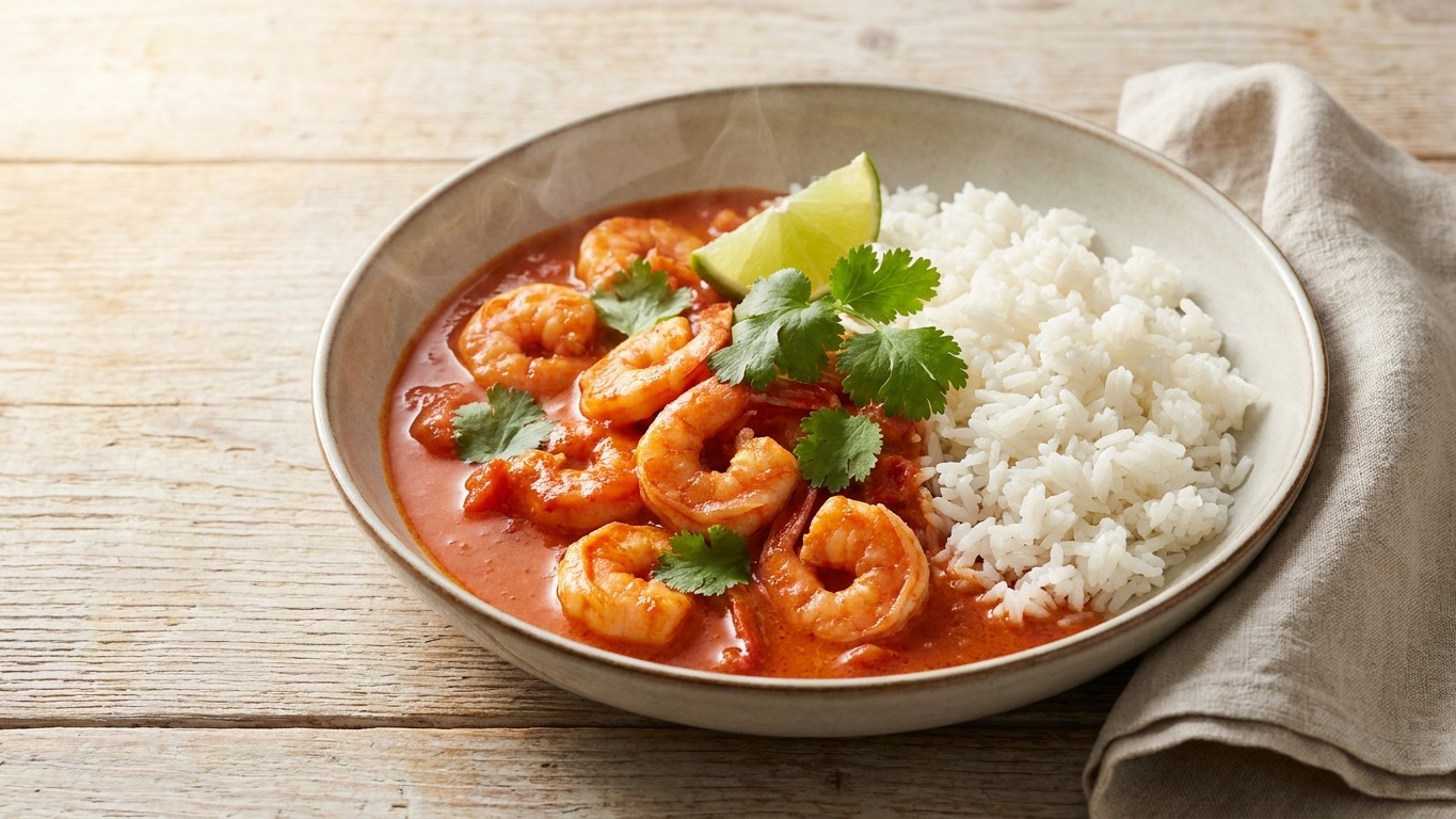 Easy Thai Red Prawn Curry
