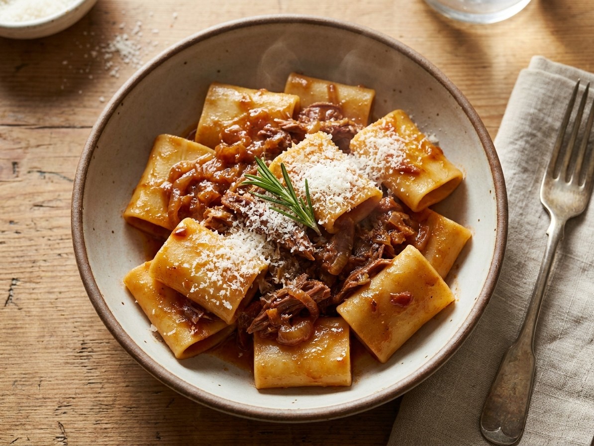 Venetian Duck Ragu with Paccheri
