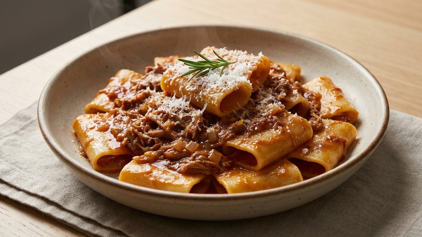 Venetian Duck Ragu with Paccheri