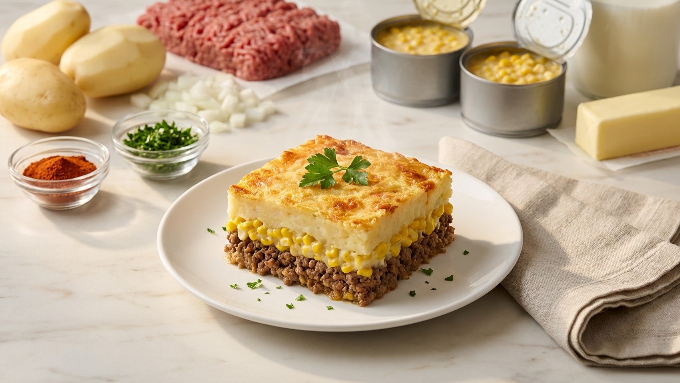 Pate Chinois (Canadian Shepherd's Pie)