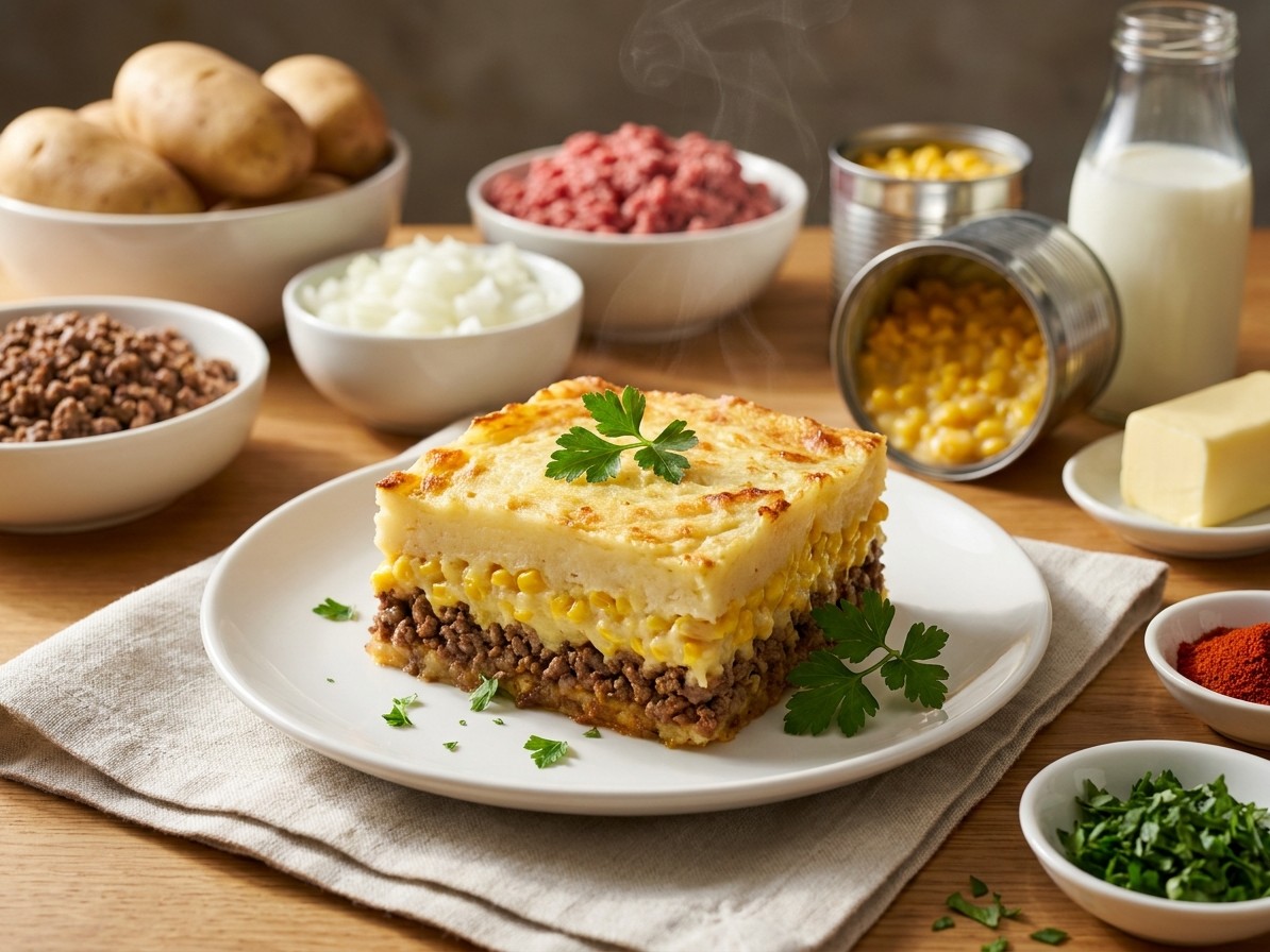 Pate Chinois (Canadian Shepherd's Pie)