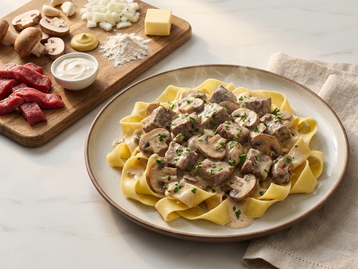 Beef Stroganoff