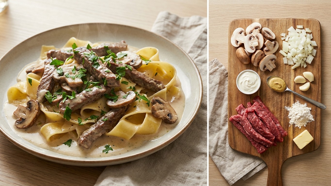 Beef Stroganoff