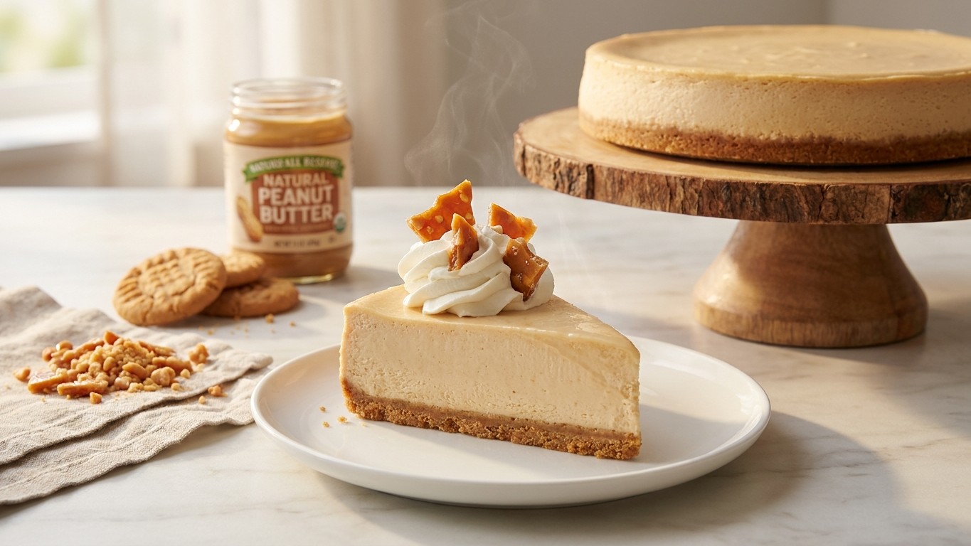 No-Bake Peanut Butter Cheesecake