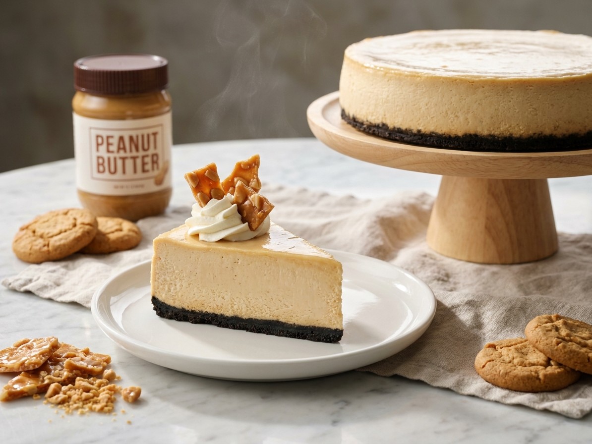 No-Bake Peanut Butter Cheesecake