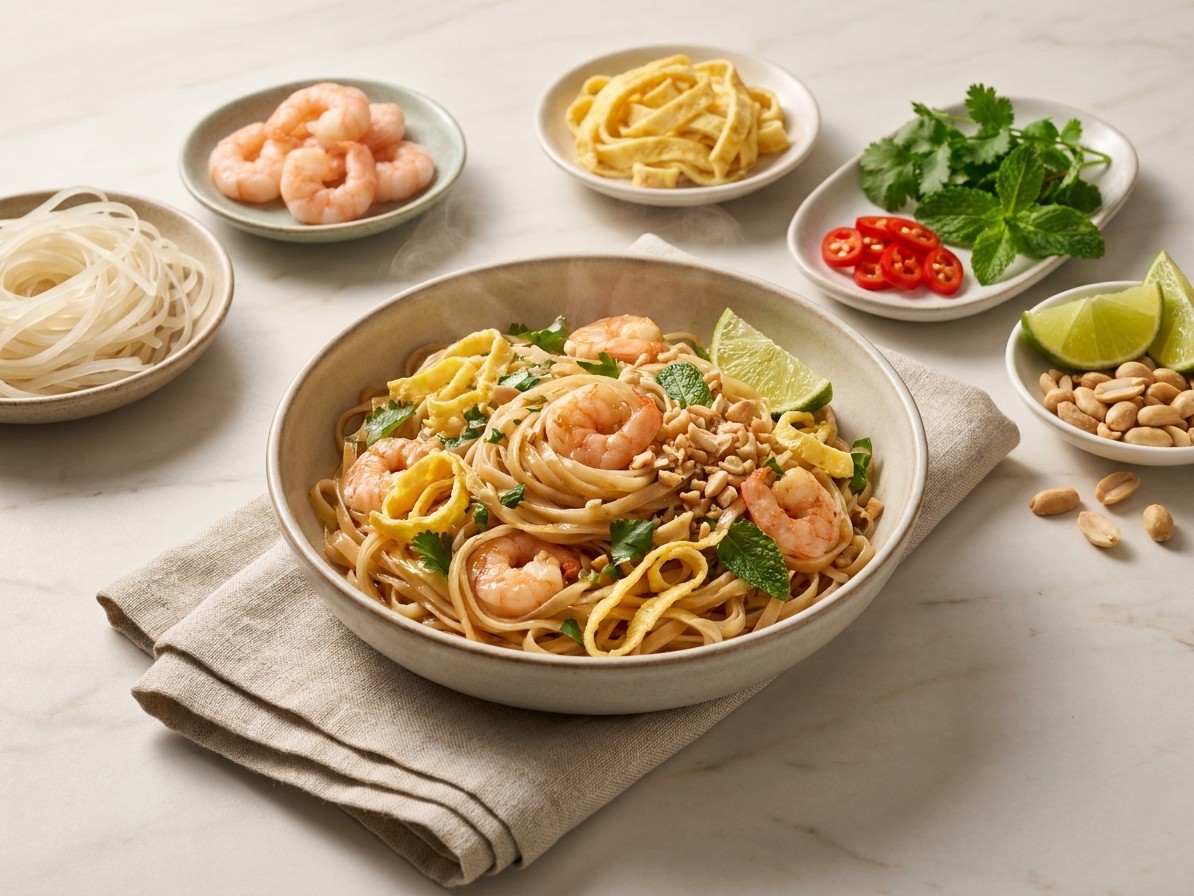 Spicy Thai Shrimp Noodles